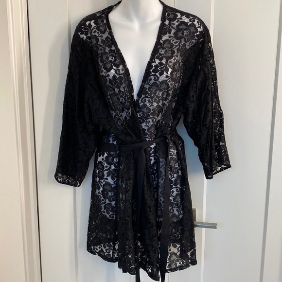 H&M Other - Black Lace Cover Up or Robe
